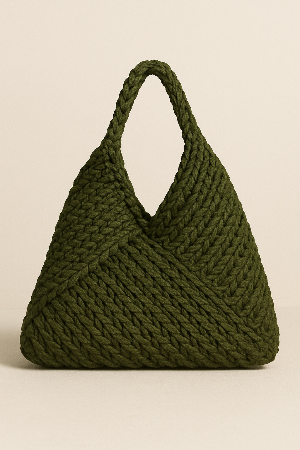 bolsa crochet barbara croche selene bag verde militar